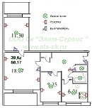 Электромонтаж в трехкомнатной квартире 504 серии 58м2 