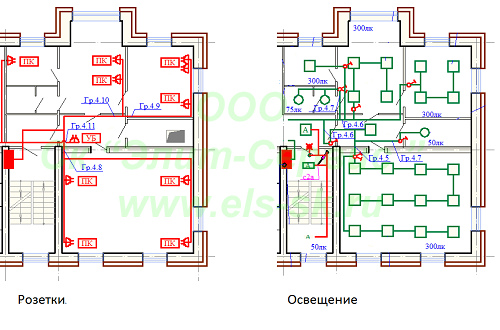 Электромонтажные работы в офисе 100м2 Электромонтажные работы в офисе 100м2